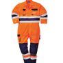 3XL Portwest TX55 Men's Nantes Hi Vis Reflective Boiler Suit Overalls Coverall Safety Class 3 Orange/Navy Image 3