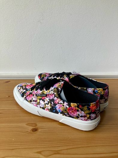 Superga satin trainers, uk 5, new in box