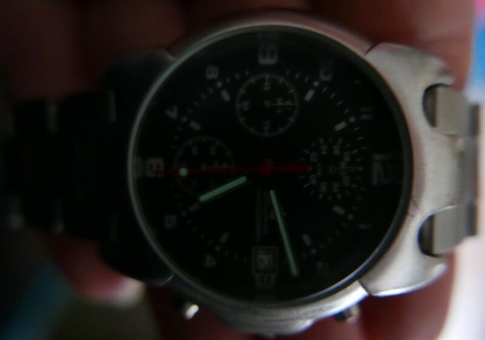 King QUARTZ CHRONOGRAPH Stainless Steel-atm Water Resistant Watch