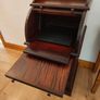 Mahogany cylinder-top writing desk. Image 4