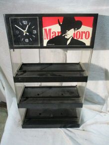 Marlboro Display Stand with Clock