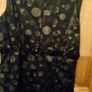 Beautiful black and gold Creton dress Image 6