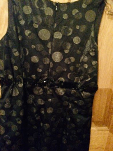 Beautiful black and gold Creton dress
