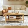New 2-Tier Coffee Table with Storage - FREE P&P Image 3