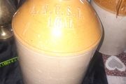 Antique Skey Tamworth Stoneware Ceramic Jug Flagon or 1 Gallon Jug, likely dating from the 19th or early 20th century