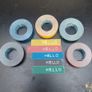 12mm Scotch 3M Branded Dymo Embossing Print Labels Image 3
