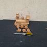 Ceramic train bottle and cups postage possible Image 3