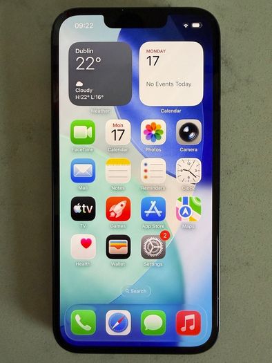 iPhone 14, Midnight 128GB, dual eSIM