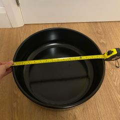 Very large indoor and outdoor ceramic black pot