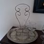 vintage glasses on tray Image 3