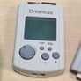 Sega Dreamcast Console With Green Controller Joypad Visual Memory Unit Vmu And Rumble Pack Image 3