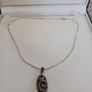 silver chain and pendant Image 3