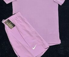 Nike Miller Dri-FIT Set Purple T-Shirt & Shorts Mens Size Large