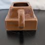 Cadbury Ceramic Advertising Pot Brown Glazed Vintage Image 5