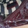 Stunning Lulu Guinness Designer Maroon Patent Leather Bag Image 7