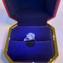 14k Gold ring with 5.2 ct Lab-Grown Diamonds, 5.04 ct main diamond cerified by IGI and Laser inscripted Ideal cut VVS2! Image 7