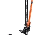 Farm Jack, 91.5 cm Utility High Lift Farm Jack, 3.18 Ton Capacity Ratcheting Off Road Utility Jacks, Heavy-Duty Lift Jacks with 130.1-769.6 mm