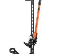 Farm Jack, 91.5 cm Utility High Lift Farm Jack, 3.18 Ton Capacity Ratcheting Off Road Utility Jacks, Heavy-Duty Lift Jacks with 130.1-769.6 mm