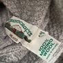 Aran Crafts - Grey Merino Wool Aran Cable & Moss Poncho - Size S/M Image 4
