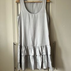 Red herring silk and cotton mix dress (10)