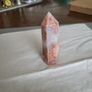 Agate obelisk pink colour Image 2