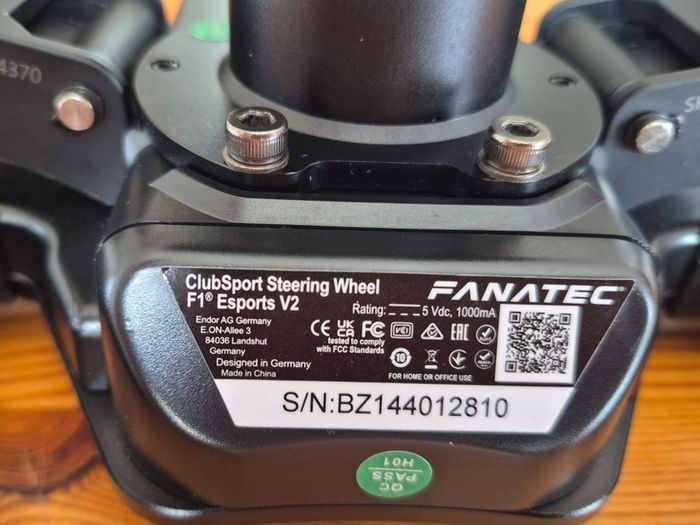 Fanatec Clubsport F1 Esports V2