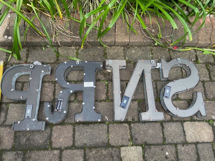4 Illuminated Letters