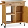 Kitchen Trolley Wood Bamboo - Free Delivery Nationwide Image 5