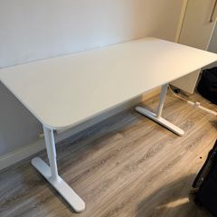 Ikea Bekant white large office desk