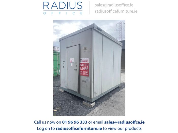 8ft x 10ft Insulated Steel Office / Site Cabin