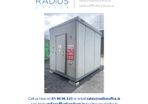 8ft x 10ft Insulated Steel Office / Site Cabin