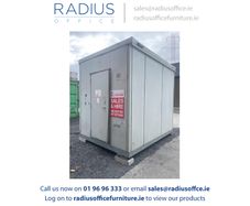 8ft x 10ft Insulated Steel Office / Site Cabin