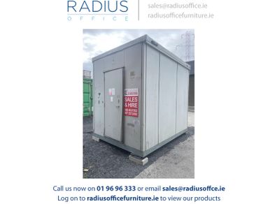 8ft x 10ft Insulated Steel Office / Site Cabin