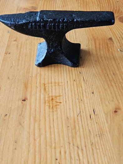 John Deere Vintage Minature Blacksmith's Combined Farm Tractor Collector Paperweight.  See Photos.