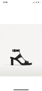 Zara leather sandals size UK2
