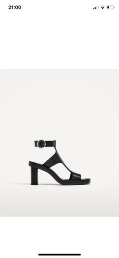 Zara leather sandals size UK2