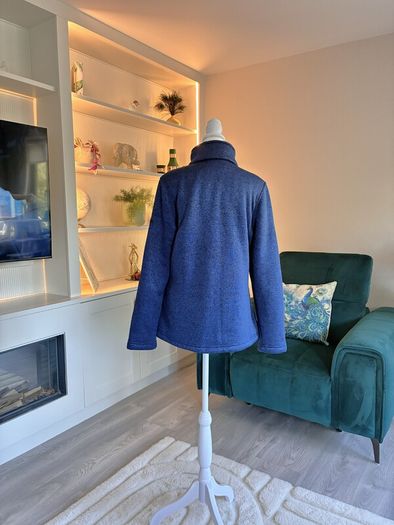 Regatta Womens Mellrey Full Zip Fleece Jacket Navy Blue Size UK 12 / EU 38