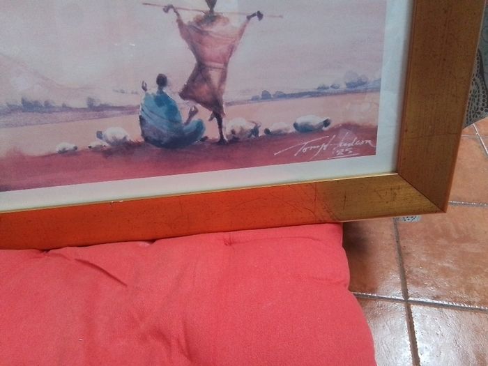 Large African Landscape Print