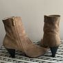 River Island Cream Suede Boots Image 4
