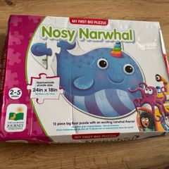 The Learning Journey My First Big Nosy Narwhal Floor Puzzle