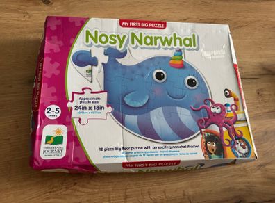 The Learning Journey My First Big Nosy Narwhal Floor Puzzle