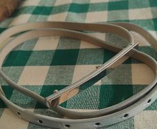 Silver belt size M