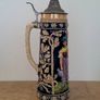 Antique German lidded beer stein Image 3
