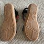 Dressy black summer sandals - sparkly strap / holiday shoes Image 2