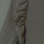 Mango Beige Long Sleeve Top with Ruffle Shoulders - Size XS Image 4