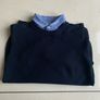 Next Navy Jumper & Shirt Image 7