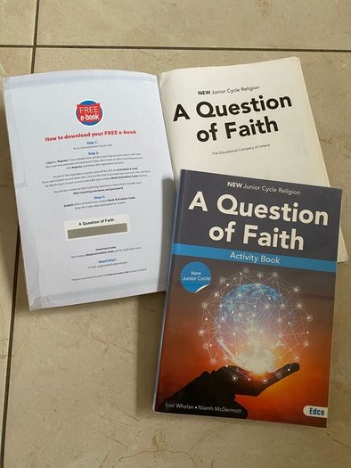 New Junior Cycle Religion A Question of Faith Workbook & Textbook set with code