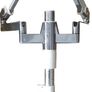 Humanscale M-Flex M2 Dual Monitor Arm + 2 Dell UltraSharp U2412M Monitors + Cables Image 6