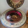Vintage Globe Bar Cabinet with Wheels Image 3
