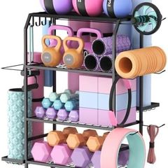Yoga Mat Holder, Home Gym Storage For Yoga Equipments,Fitness Equipments Organizer